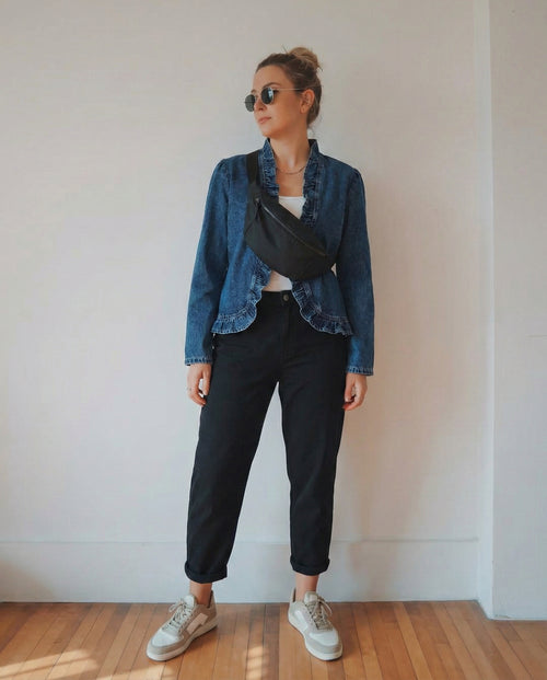 Paris Street Denim Blazer