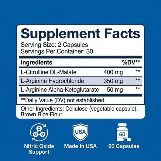 L-Arginine & L-Citrulline Stack - Performance Formula